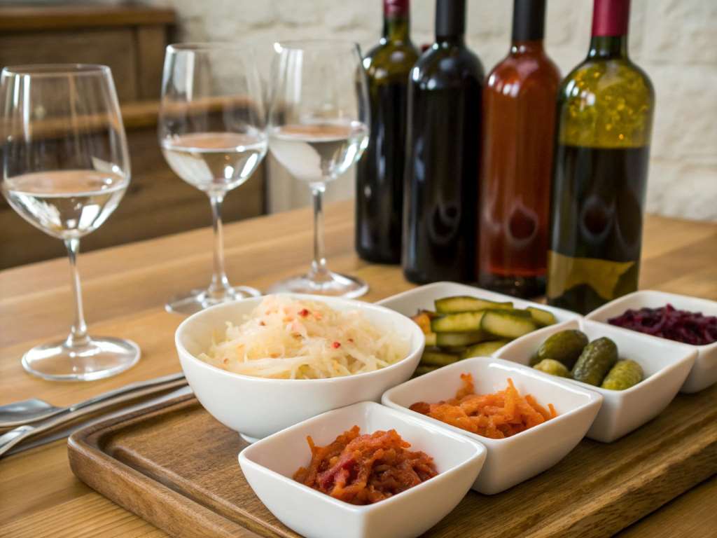 wine pairing for fermented foods